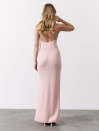 Женское вязаное платье Soft Knit Dress Powder Pink 429 розового цвета