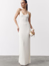 Женское вязаное платье Soft Knit Dress Milk 429 молочного цвета