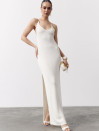 Женское вязаное платье Soft Knit Dress Milk 429 молочного цвета