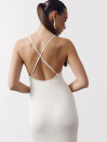 Женское вязаное платье Soft Knit Dress Milk 429 молочного цвета