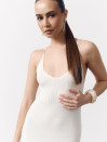 Женское вязаное платье Soft Knit Dress Milk 429 молочного цвета