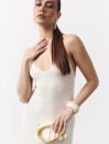 Женское вязаное платье Soft Knit Dress Milk 429 молочного цвета