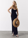 Женское черное вязаное платье Soft Knit Dress Black 429