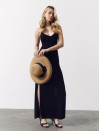 Женское черное вязаное платье Soft Knit Dress Black 429