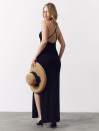 Женское черное вязаное платье Soft Knit Dress Black 429