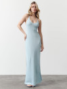 Голубое женское вязаное платье Soft Knit Dress Sky 429
