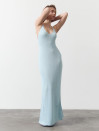 Голубое женское вязаное платье Soft Knit Dress Sky 429