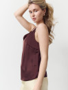 Женский топ на бретельках Satin Air Top Chocolate 340