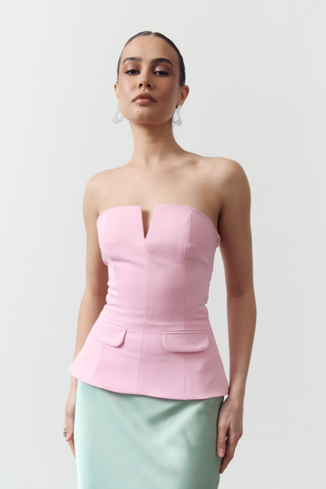 Розовый топ 330 "Blush Muse"