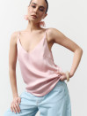 Жіночий топ на бретельках Satin Air Top Blush 340