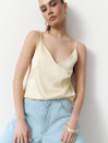 Жовтий жіночий топ на бретельках Silk Touch Camisole Vanilla 340