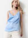 Женский топ на бретельках Satin Air Top Sky 340
