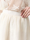 Юбка меди из тенсела Tencel Bloom Skirt Milk 411 в молочном цвете