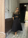 Чорна спідниця міді з котону «Lil Skirt»