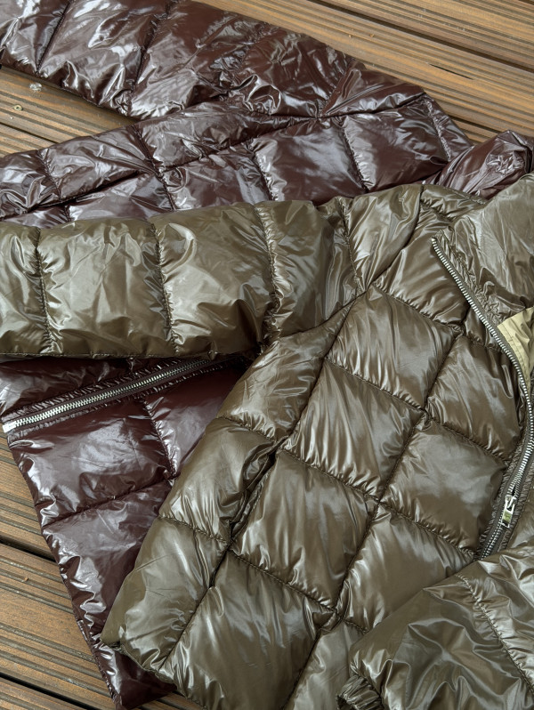 Жіноча стьобана куртка Olivia Puffer Jacket 466 з екопухом 