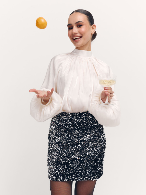 Юбка 396 Starlight Velvet из паеток на бархате