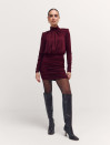 Мини платье 394 Wine Muse