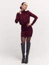 Мини платье 394 Wine Muse