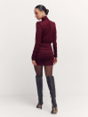 Мини платье 394 Wine Muse