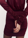 Мини платье 394 Wine Muse