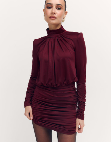 Мини платье 394 Wine Muse