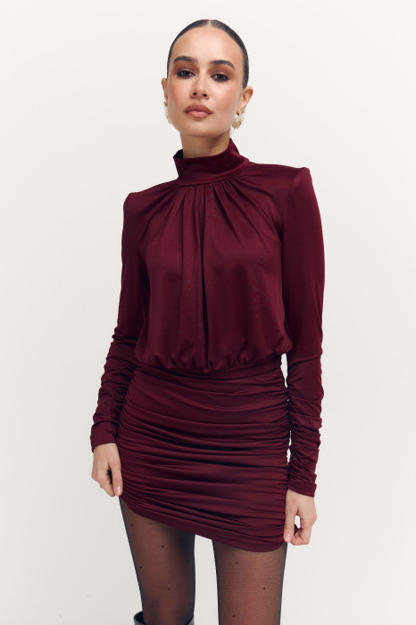 Міні сукня 394 Wine Muse 