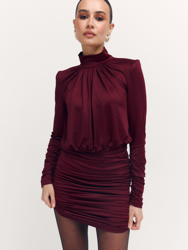 Мини платье 394 Wine Muse