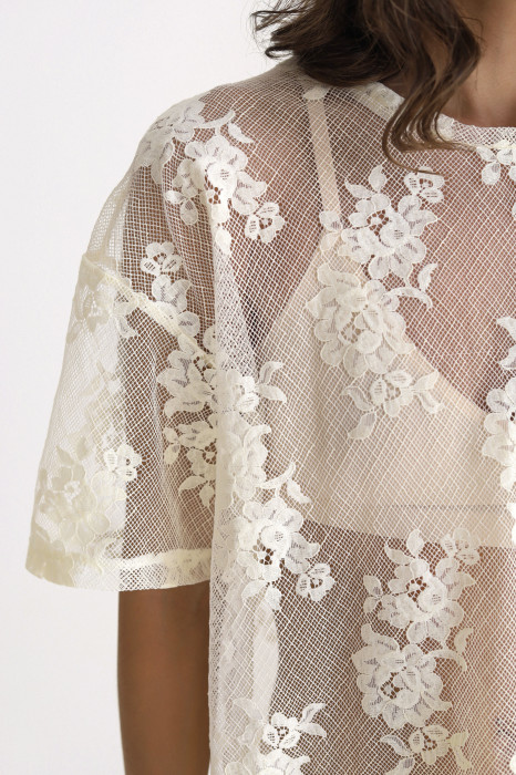 Футболка из гепюра Lace Whisper