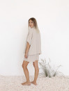 Бежевый льняной костюм Linen Ease