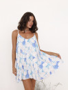Blossom Air Dress — легкое шифоновое мини-платье с цветочным принтом.