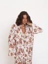 Бежевый льняной костюм Boho Bloom Set
