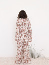 Бежевый льняной костюм Boho Bloom Set