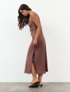 Льняное платье меди Chocolate Linen 209