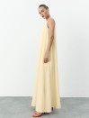 Желтое льняное платье макси свободного кроя Linen Flow Dress 450 Желтое льняное платье макси свободного кроя Linen Flow Dress 450
