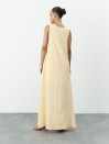 Желтое льняное платье макси свободного кроя Linen Flow Dress 450 Желтое льняное платье макси свободного кроя Linen Flow Dress 450