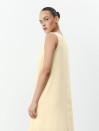 Желтое льняное платье макси свободного кроя Linen Flow Dress 450 Желтое льняное платье макси свободного кроя Linen Flow Dress 450