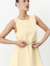Желтое льняное платье макси свободного кроя Linen Flow Dress 450 Желтое льняное платье макси свободного кроя Linen Flow Dress 450