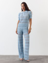 Штани з вʼязаного трикотажу з шортами Santorini Knit Pants 446