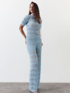 Штани з вʼязаного трикотажу з шортами Santorini Knit Pants 446
