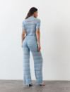 Штани з вʼязаного трикотажу з шортами Santorini Knit Pants 446
