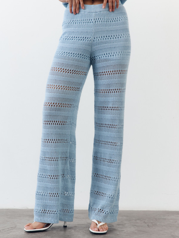 Штани з вʼязаного трикотажу з шортами Santorini Knit Pants 446