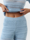 Штани з вʼязаного трикотажу з шортами Santorini Knit Pants 446