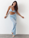 Штани з вʼязаного трикотажу з шортами Santorini Knit Pants 446