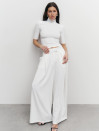 Женские брюки палаццо Flow Tailored Pants 416 в белом