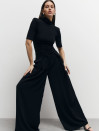 Чорні жіночі штани палаццо Flow Tailored Pants 416 