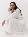 Біла сорочка з резинкою на поясі 410 Shirt Pure