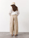 Бежеві лляні штани Banana Linen Beige 428 з преміального льону