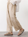 Бежеві лляні штани Banana Linen Beige 428 з преміального льону