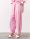 Рожеві лляні штани Banana Linen Pink 428 з преміального льону