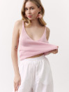 Білі лляні штани Banana Linen White 428 з преміального льону
